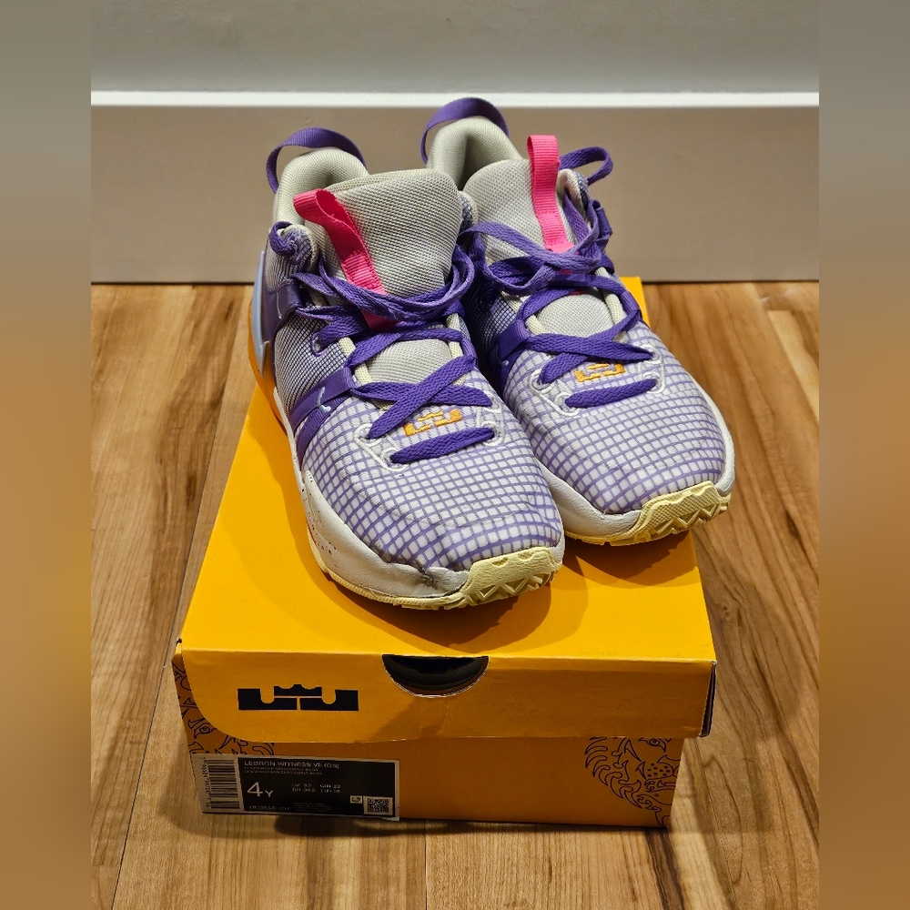 Nike LeBron Witness VII boys size 4